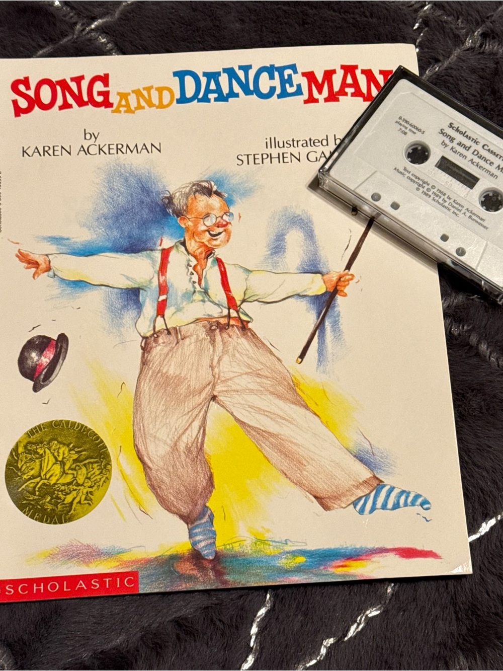Song & Dance Man Vintage 1989 Book & Cassette 90s Nostalgia